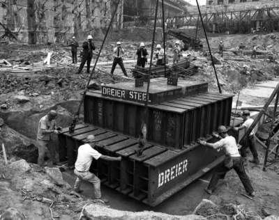 Steel Grillage Foundation